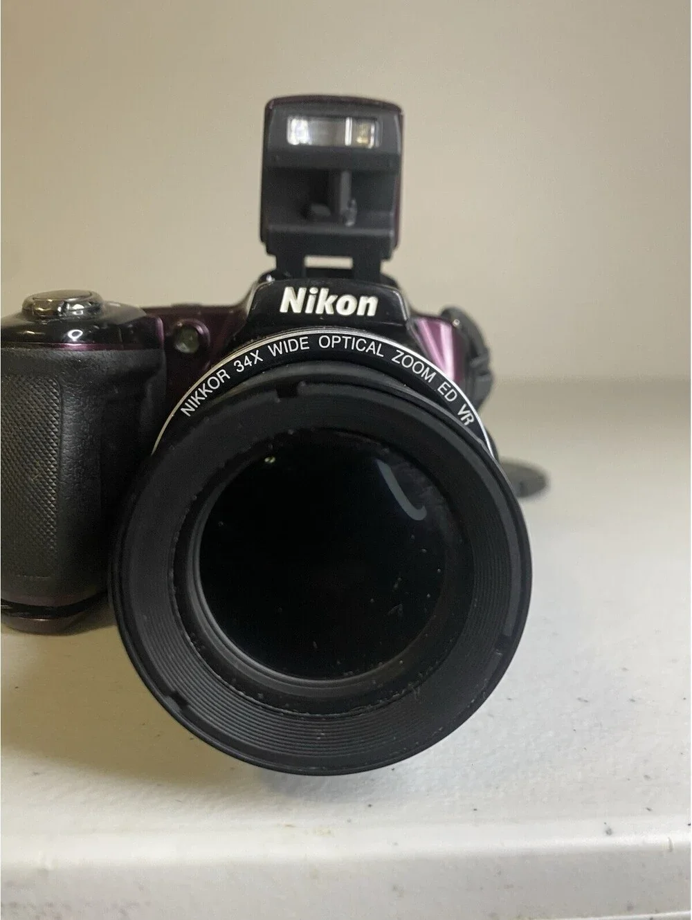 Nikon Coolpix L810 Digital Camera 16.1 MP Red Powers On for P/R